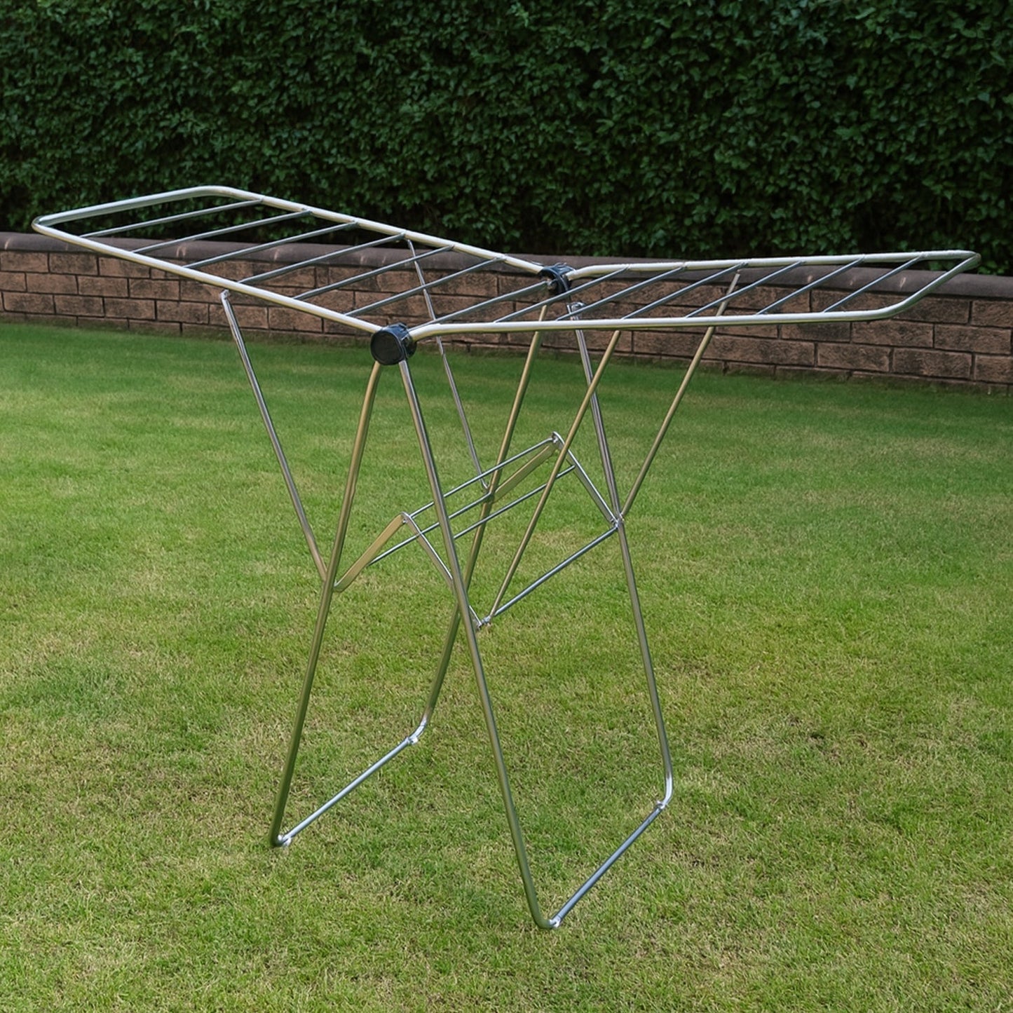 Supermom Premium Stainless Steel Heavy Duty Foldable Cloth Drying Stand (1 Pc) signaturekarts