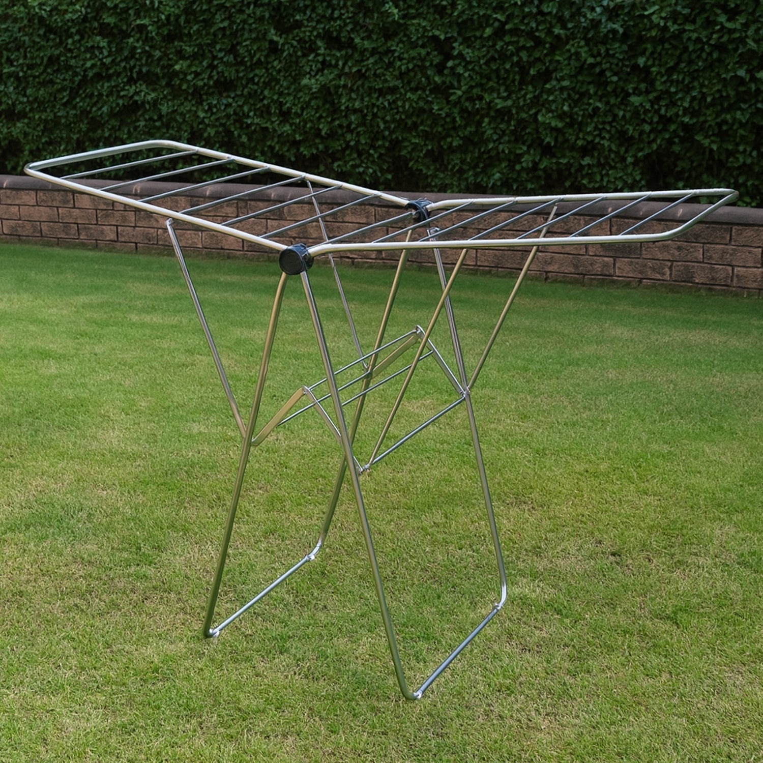 Supermom Premium Stainless Steel Heavy Duty Foldable Cloth Drying Stand (1 Pc) signaturekarts