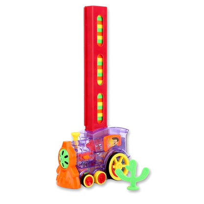 Transparent Funny Train Engine Block Set – 60-Piece Music & Lights signaturekarts