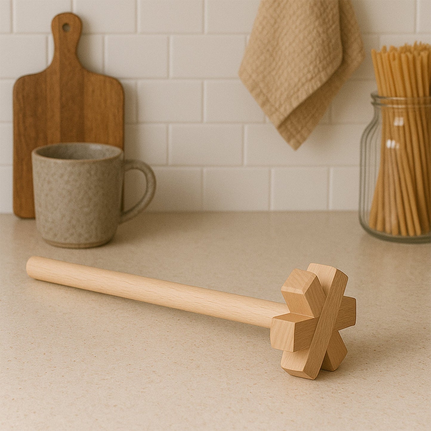 Wooden blender for all kitchen purposes. Your Brand