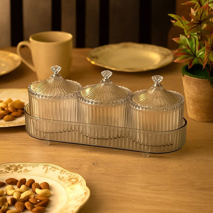 Dry Fruit & Snack Storage - (3 Pc / Set) signaturekarts