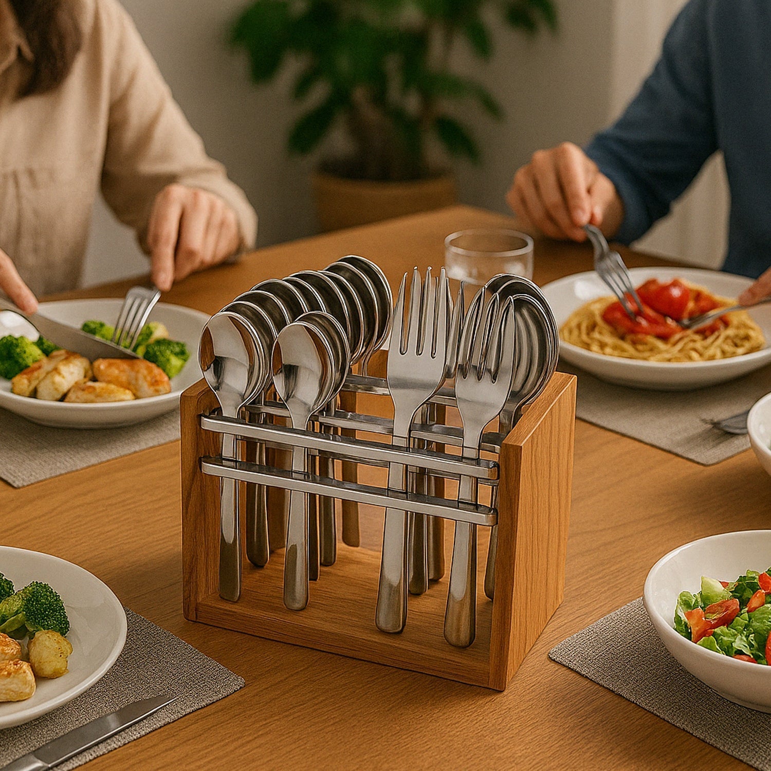 Apex Premium Stainless Steel Cutlery Set (24 Pc) Signature kart