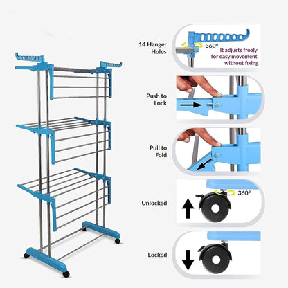 Stainless Steel Cloth Drying Stand Your Brand