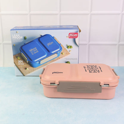 Supermom 2 Partition Stainless Steel Lunch Box signaturekarts