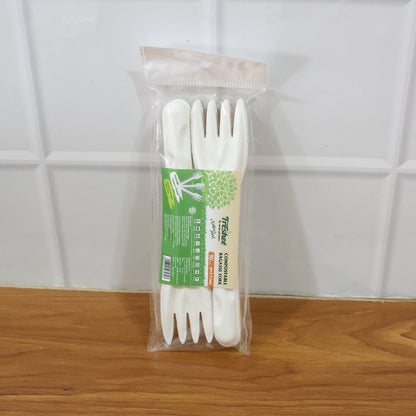 Compostable Bagasse Fork – 10 Pcs Pack signaturekarts