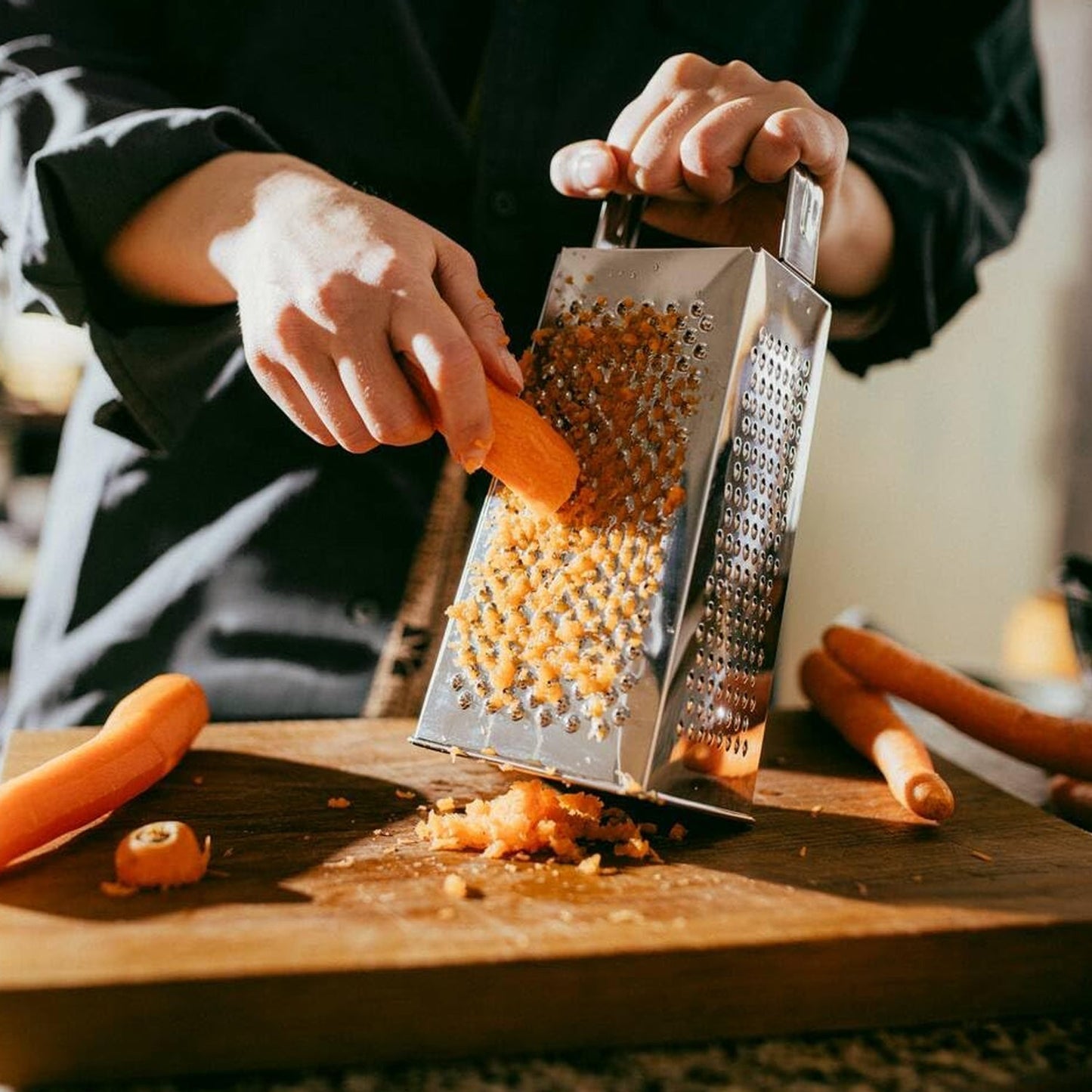 Supermom Premium 5-in-1 Stainless Steel Grater and Slicer signaturekarts