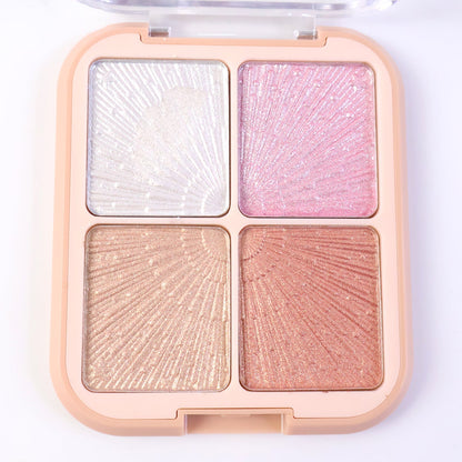 4-in-1 Shimmer Highlighter & Illuminator Palette (12 GM / 1 Pc) The Morsignaturekarts