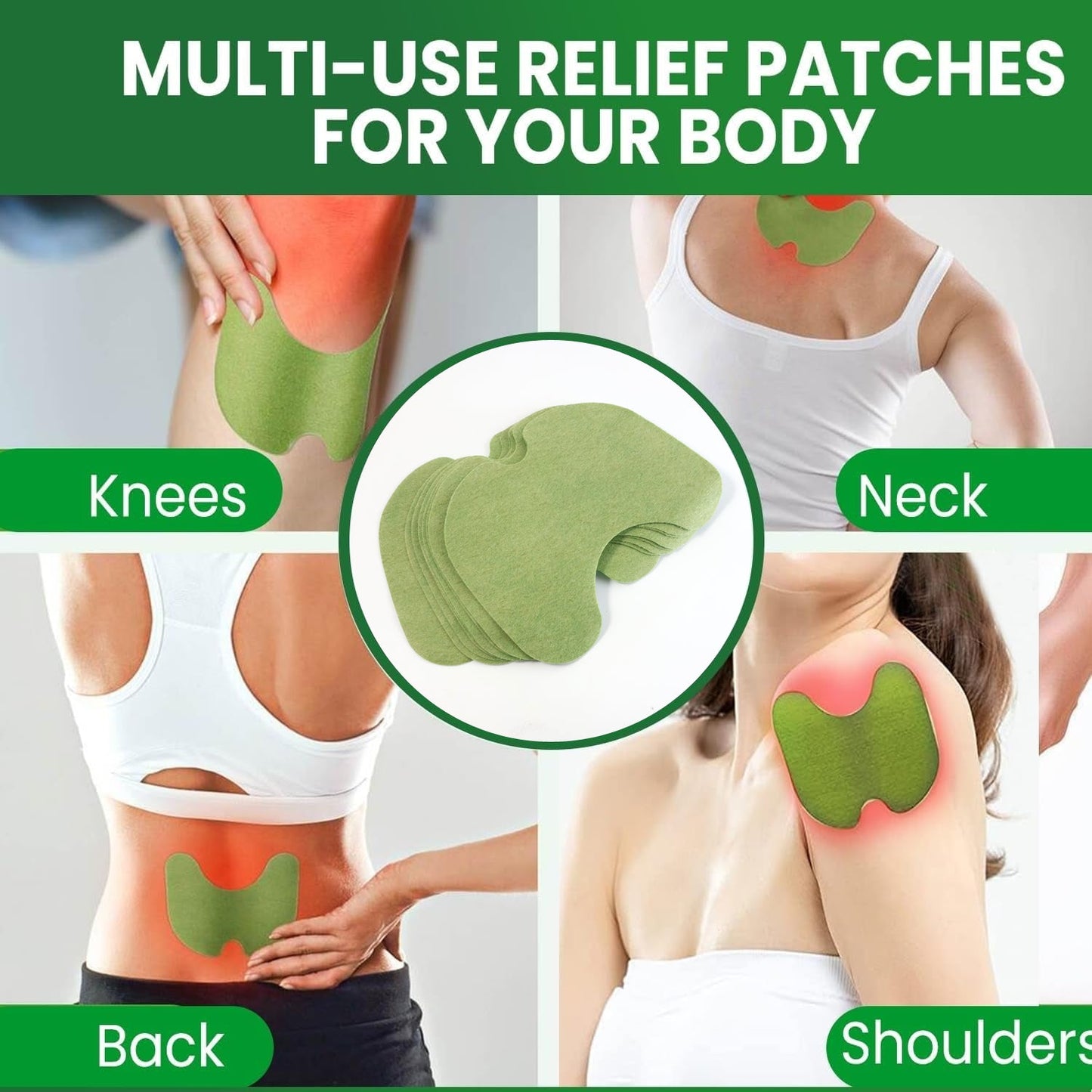Knee Relief Patch Set – Herbal-Infused Adhesive Patches (10 Pc Set) The Morsignaturekarts