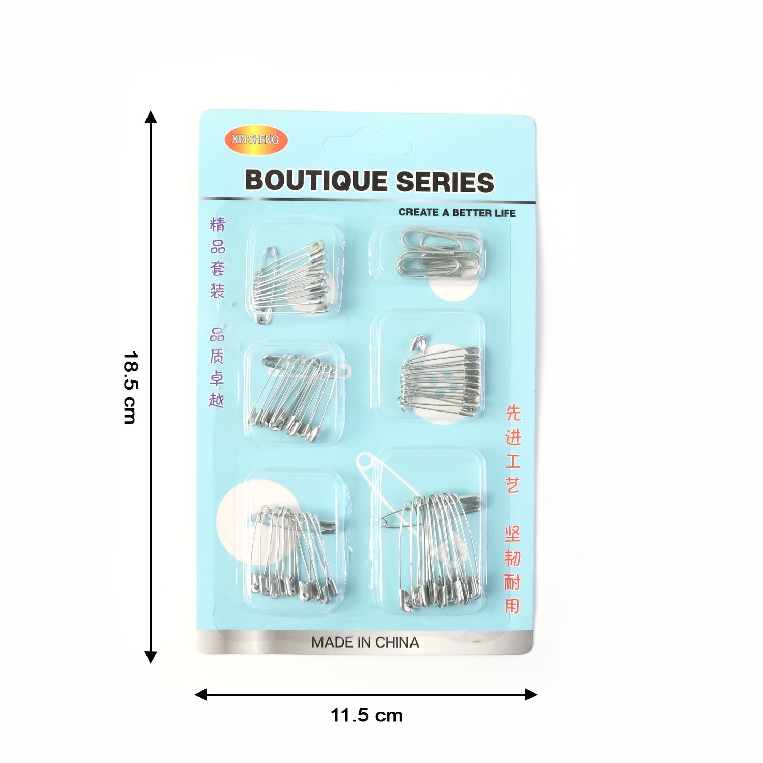 Multipurpose Metal Safety Pin Assortment Set The Morsignaturekarts