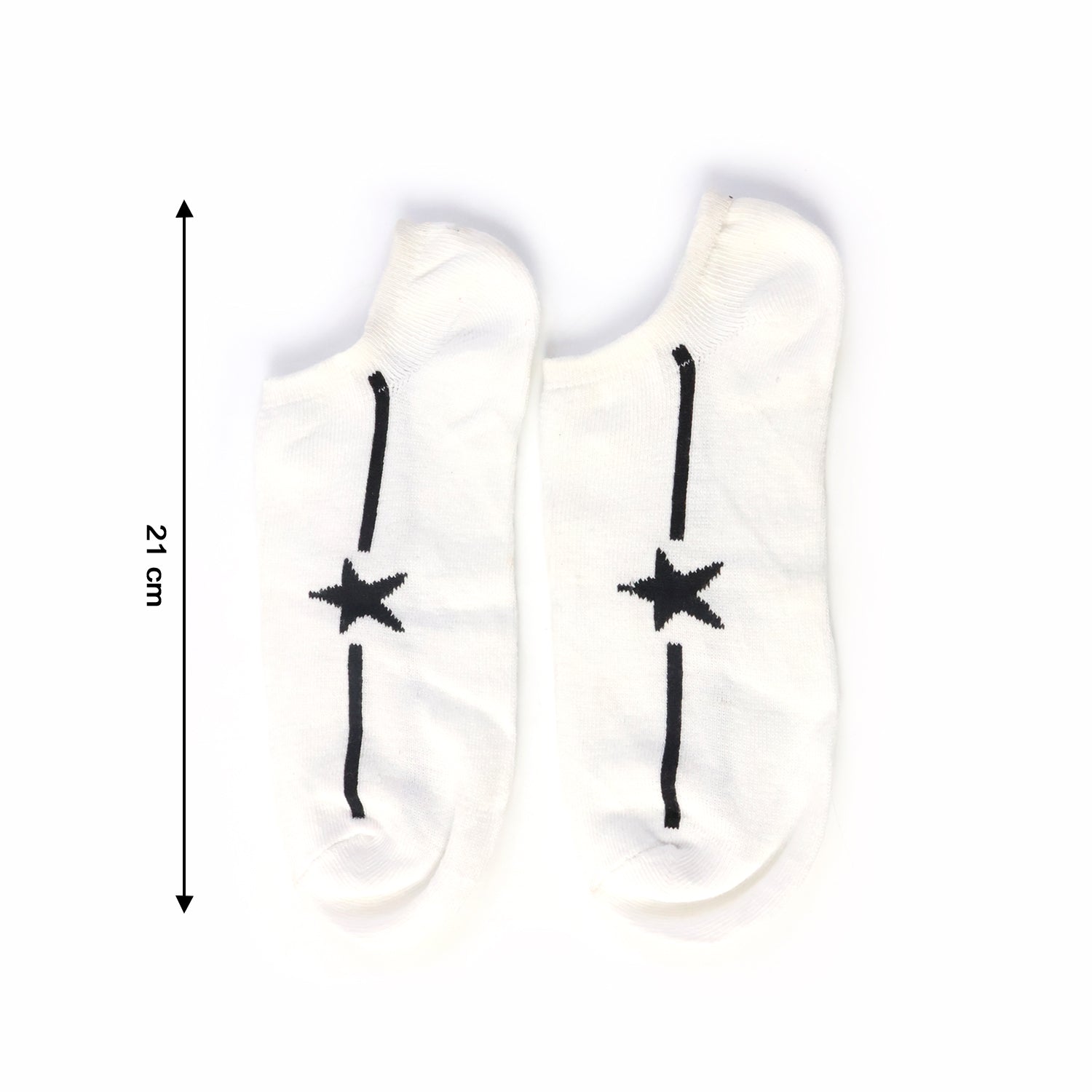 White Star Pattern Low-Cut Socks (1 Pair) The Morsignaturekarts