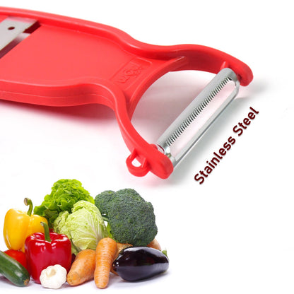 Supermom Swiss 2-in-1 Slicer & Peeler with Ultra Sharp Stainless Steel Blades signaturekarts