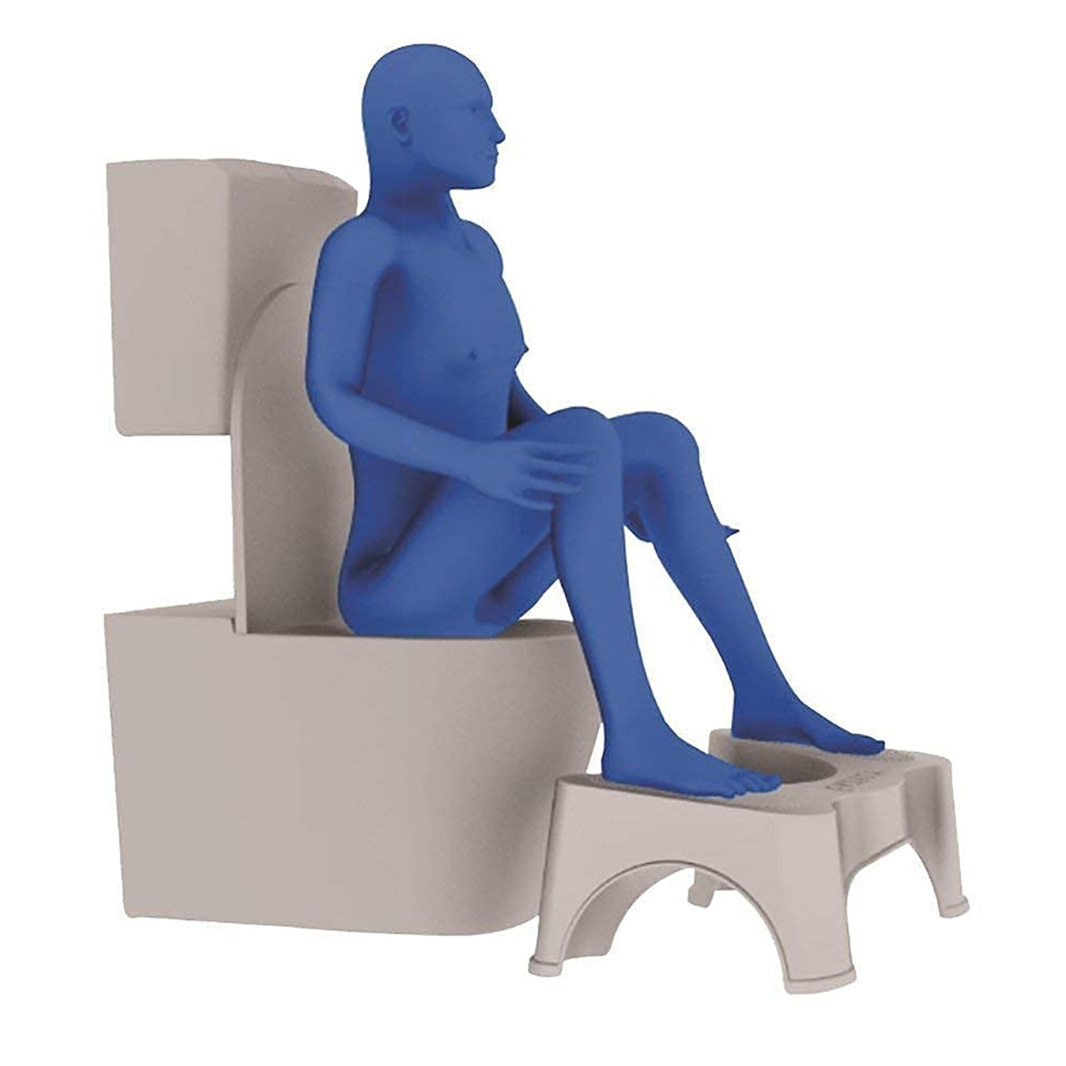 Plastic Non-Slip Folding Toilet Squat Stool Your Brand