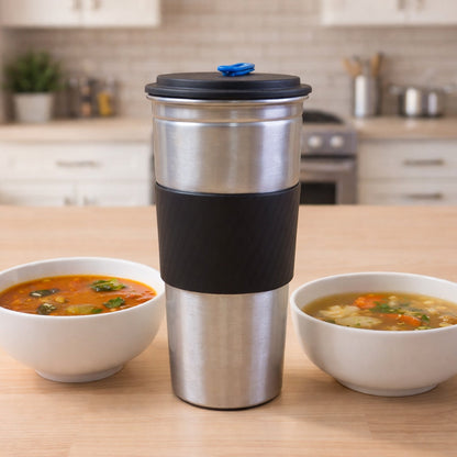 Supermom Stainless Steel Sip Mate Travel Tumbler (Approx. 500 ml) The Morsignaturekarts