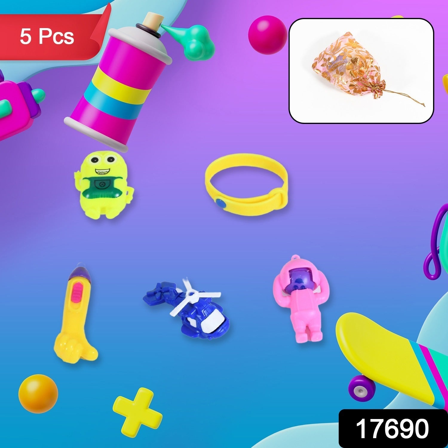 5Pc Toy Combo Kids Best Gift Set Combo Attractive & Unique Toy Combo 5Pc signaturekarts