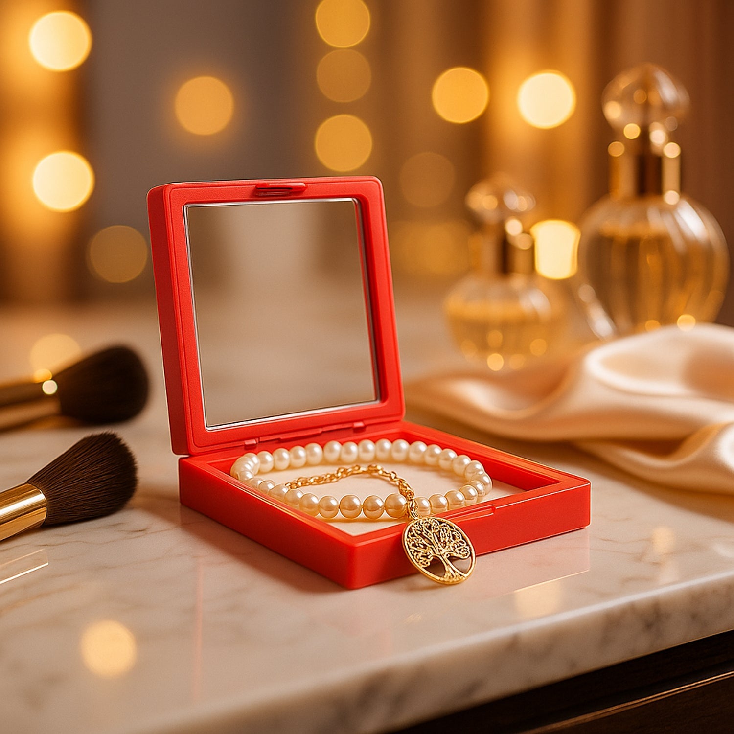 Transparent Jewellery Display Box (9x9 cm / 1 Pc) signaturekarts