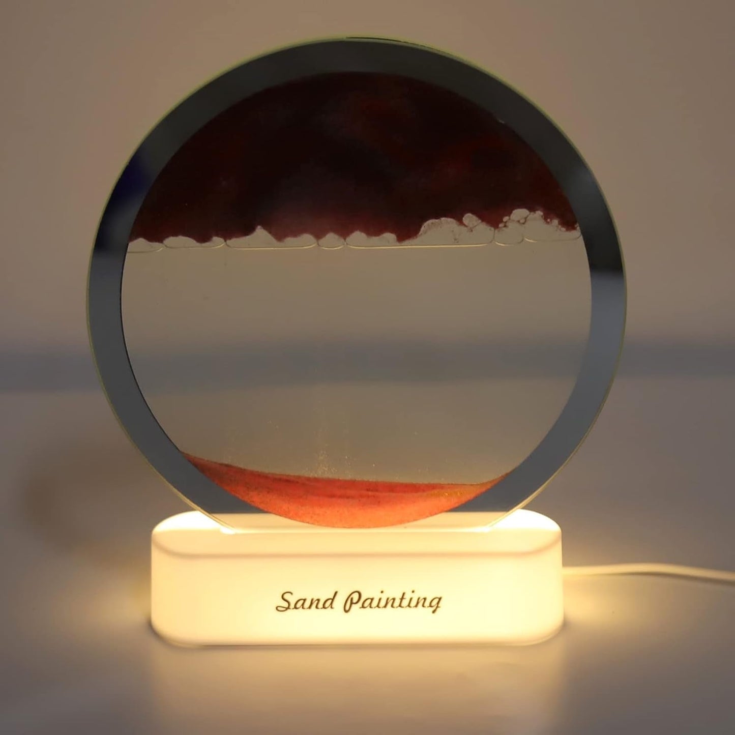 3D Liquid motion Display With LED Light (1 Pc) Signaturekarts