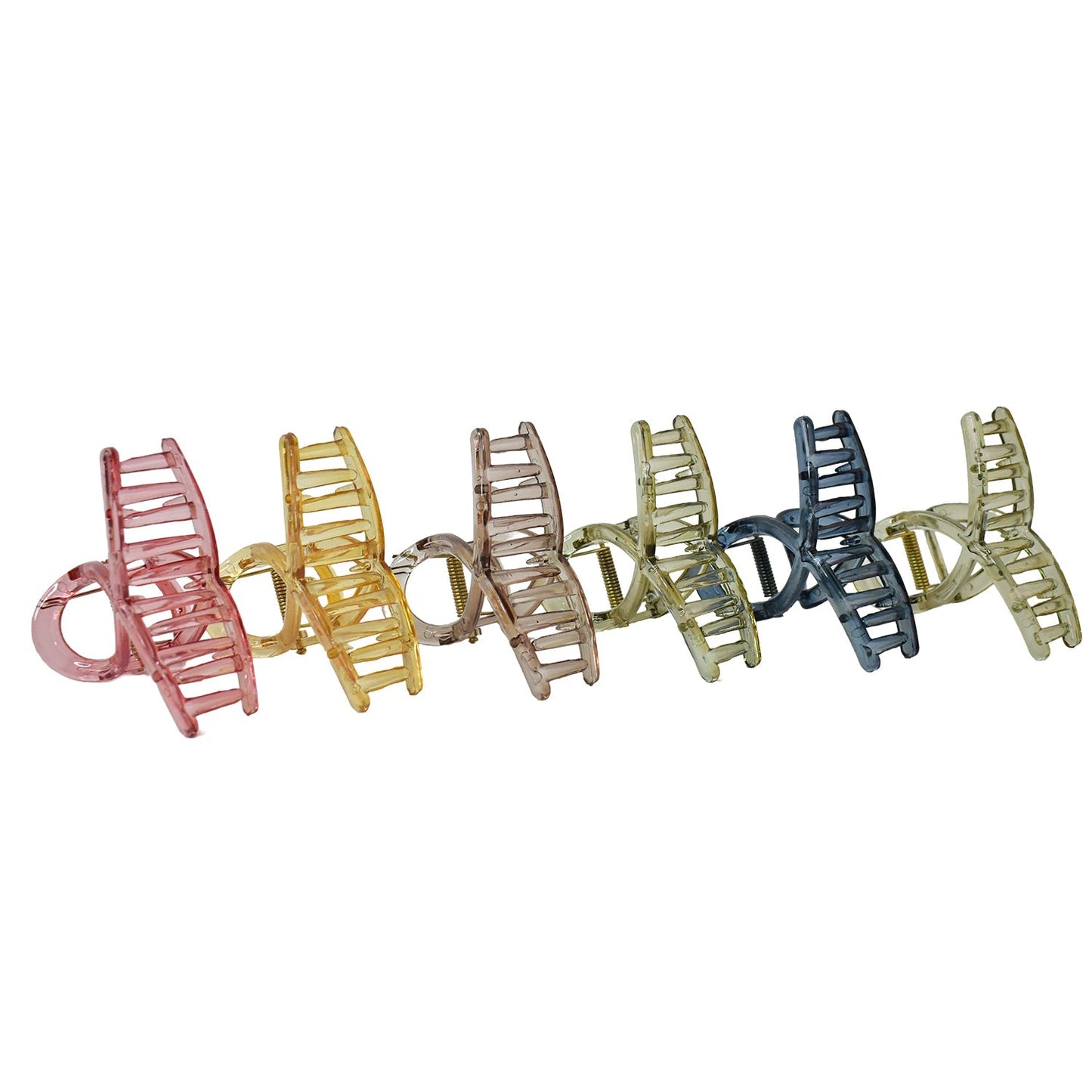 Plastic Hair Clamp Grip, Simple Matte Hair Barrette Clamp (1 Pc) Signature kart