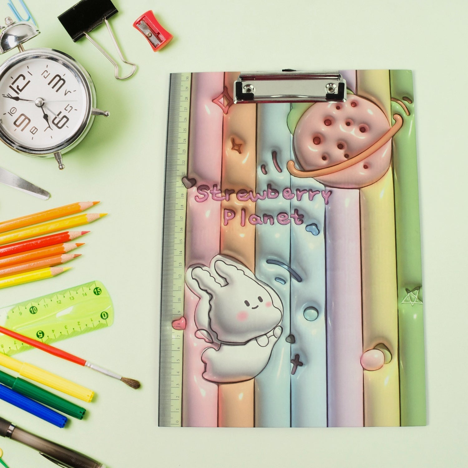 Wooden Paper Clipboard Writing Pad with Clip (1 Pc / 31×22 Cm) Signaturekarts