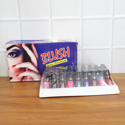 Blush Matt Mini Nail Polish (Mix Color / 6 ML / 1 Pc) The Morsignaturekarts