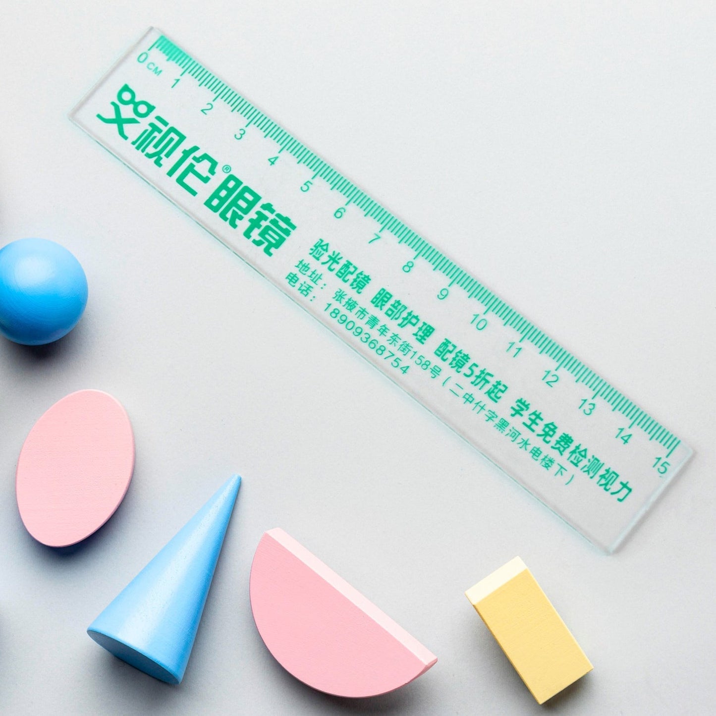 Premium Transparent Plastic Scale 15cm (1 Pc) Signature kart