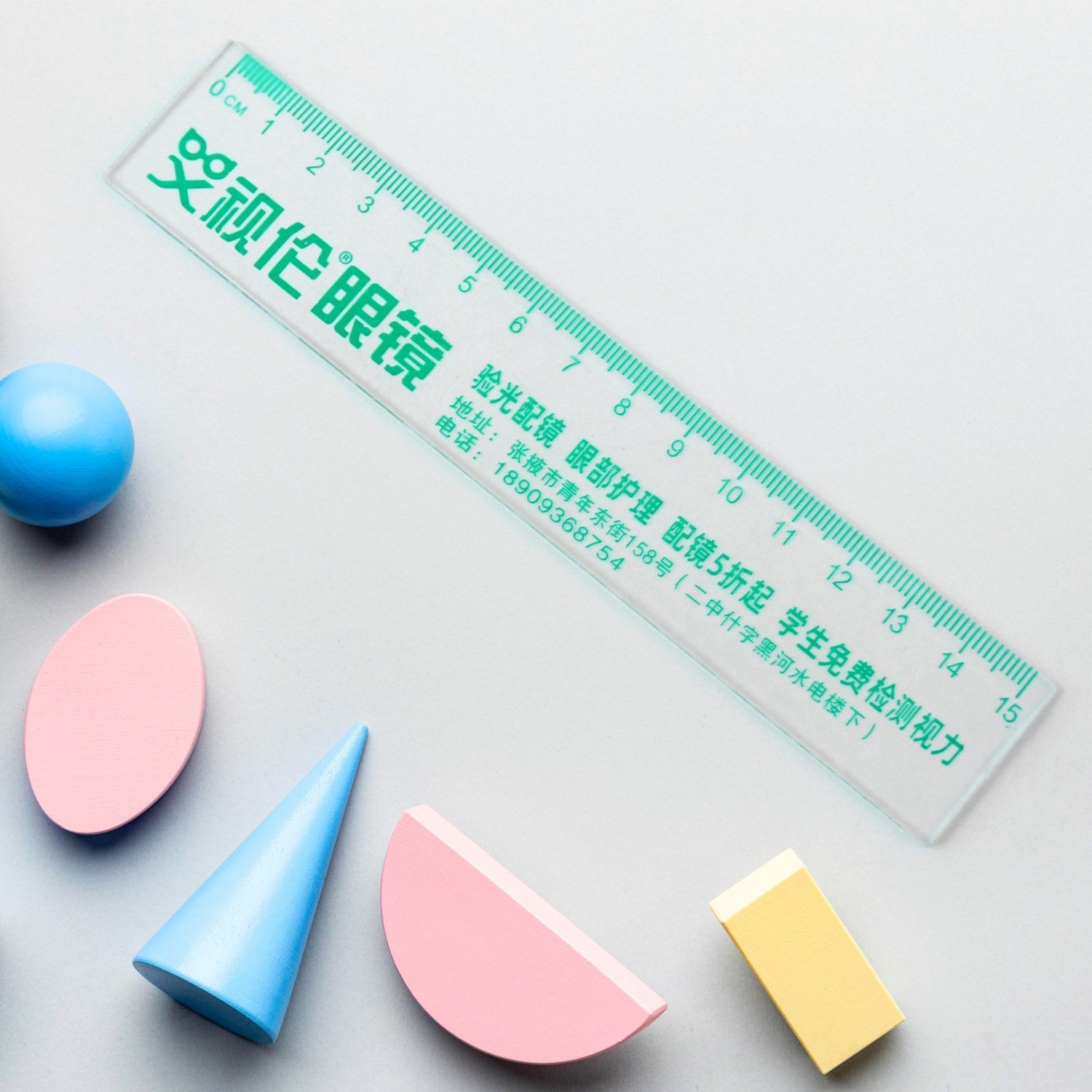 Premium Transparent Plastic Scale 15cm (1 Pc) Signature kart