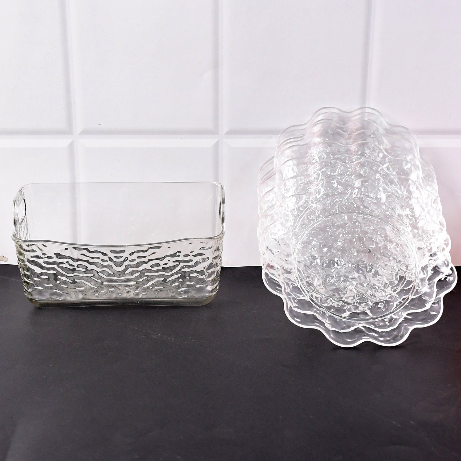 9 in 1 Plastic Bowl With Serving Tray / Plates Set Signature kart