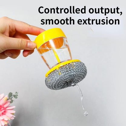 Handheld Soap Dispenser with Scrub (1 Set) Signaturekarts