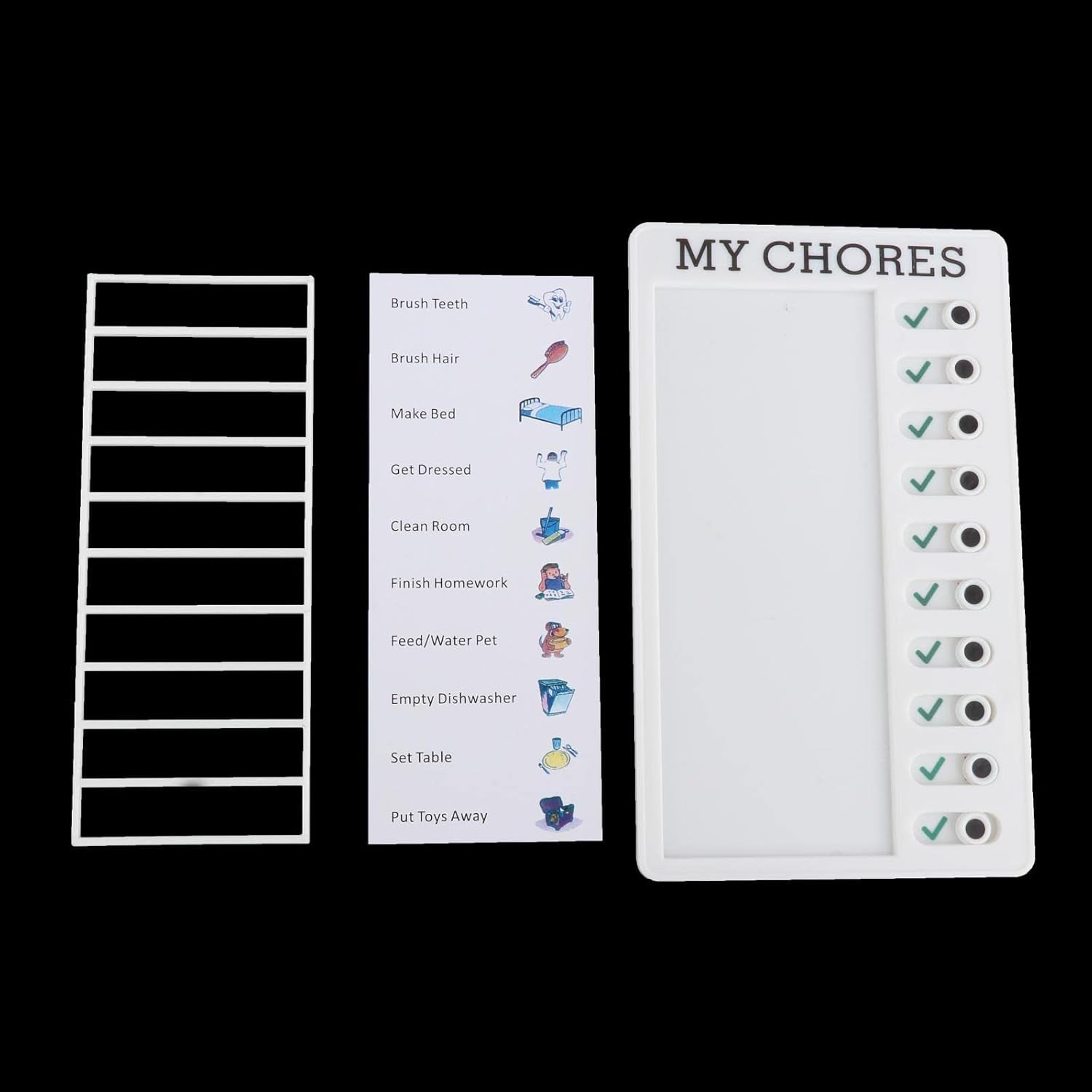 Portable Chores Note Board – Home Management Planning Memo Board (20×12 cm) Your Brand