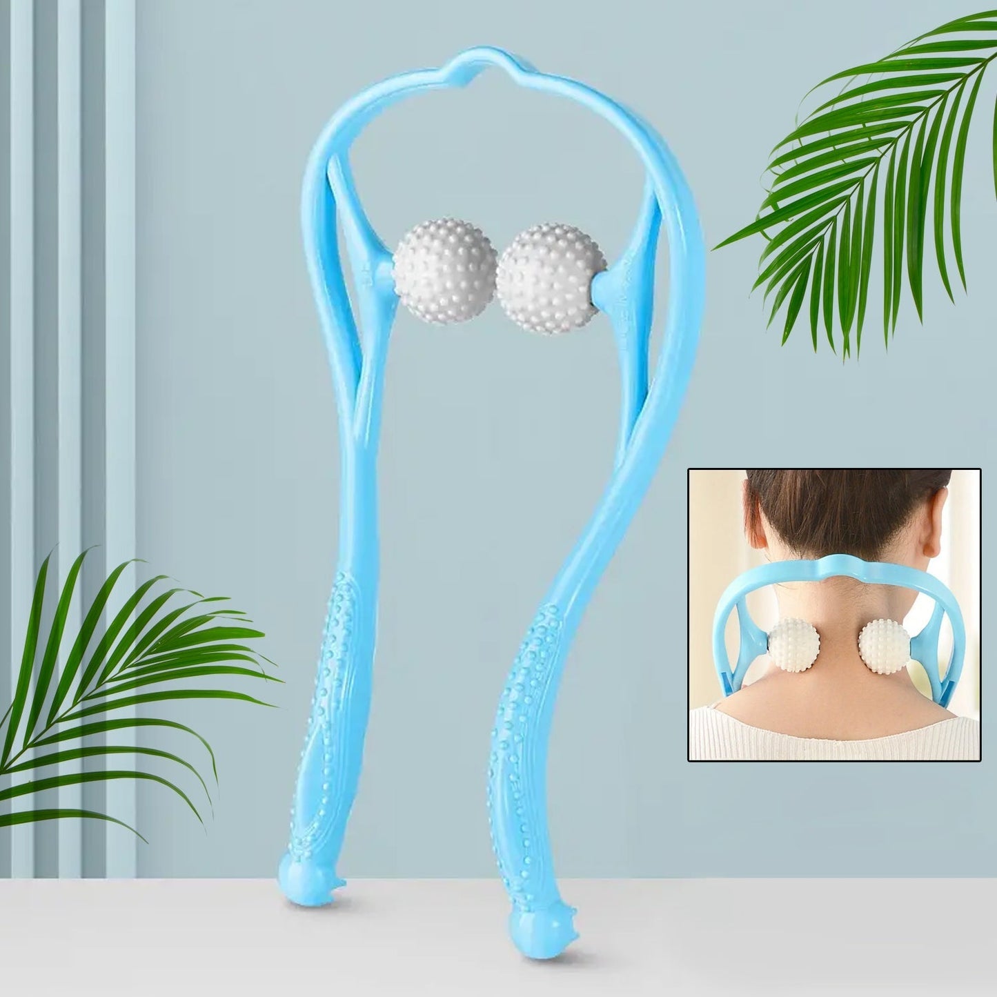 Portable Neck & Shoulder Massager for Back & Waist Relief Signaturekarts