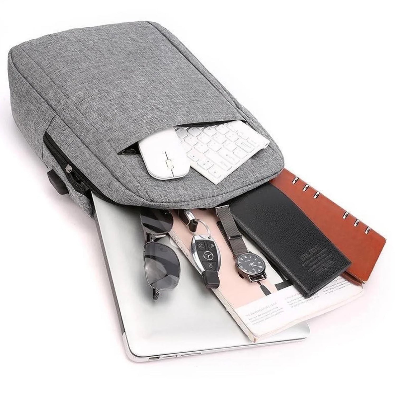 Laptop Bag With Adjustable Shoulder Strap & Storage Pockets signaturekarts