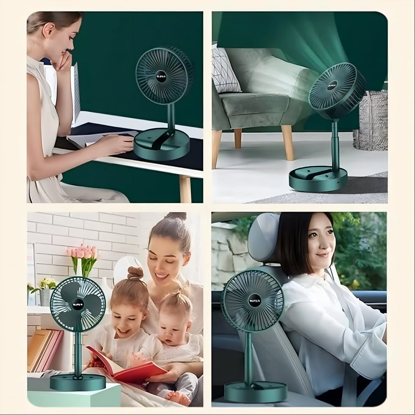 Adjustable Portable Desktop Fan Signature Kart
