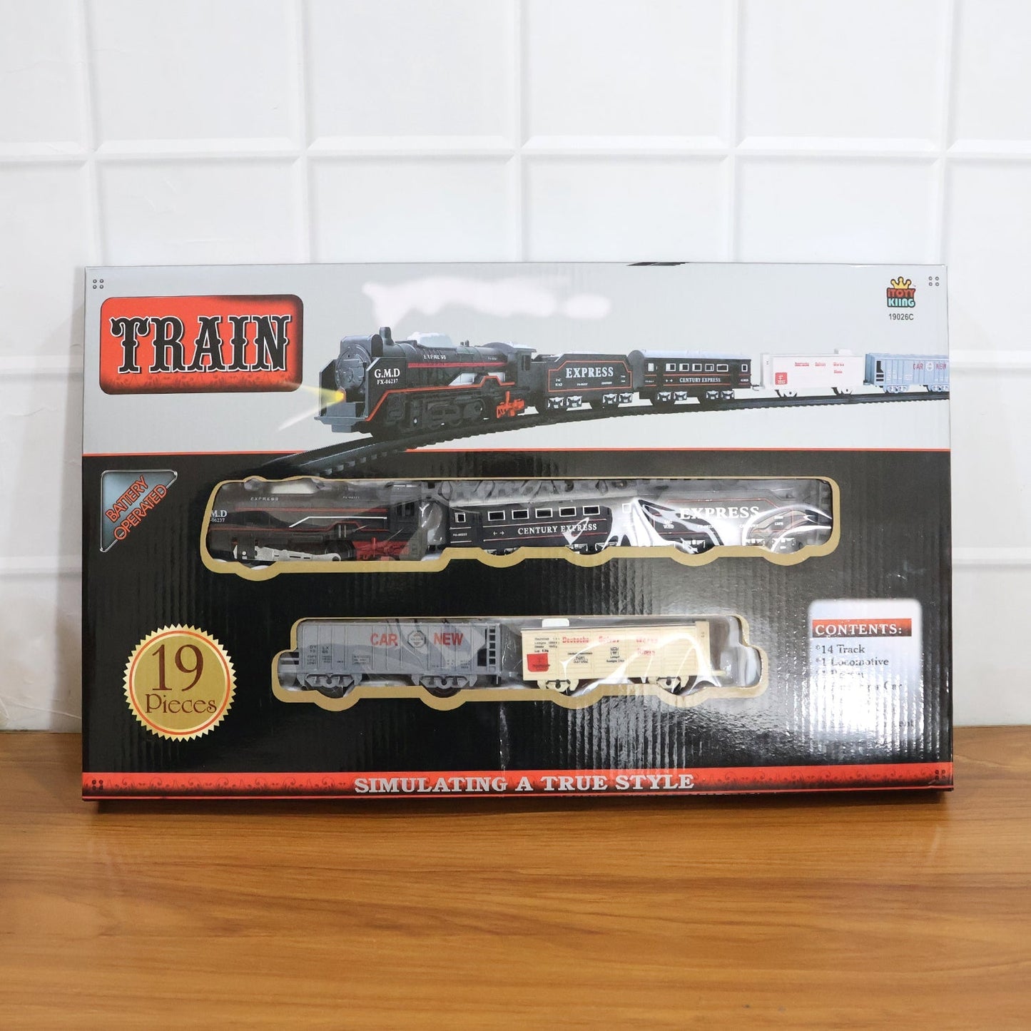 Toy Train Set for Kids, Battery Operated Train with Track Set The Morsignaturekarts