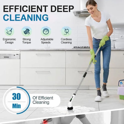 9-in-1 Electric Spin Scrubber - (1 Set) signaturekarts