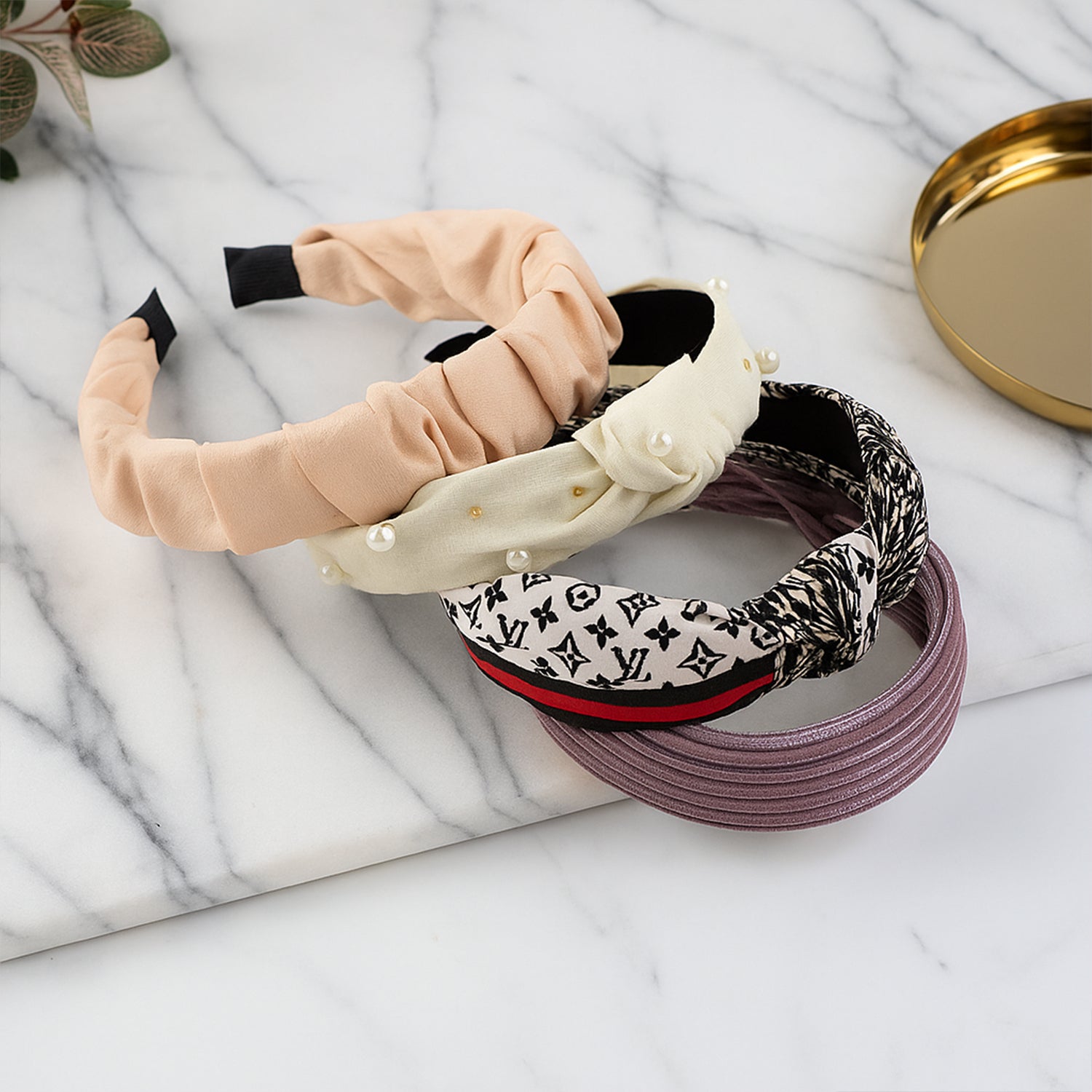 Women’s Ribbed Texture Knot Design Hairband (1 Pc / Mix Design) Signature Kart