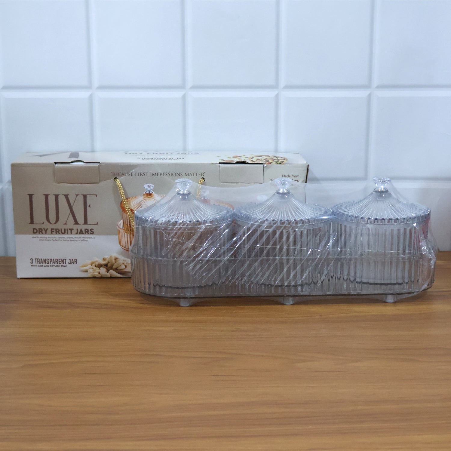 Dry Fruit & Snack Storage - (3 Pc / Set) signaturekarts
