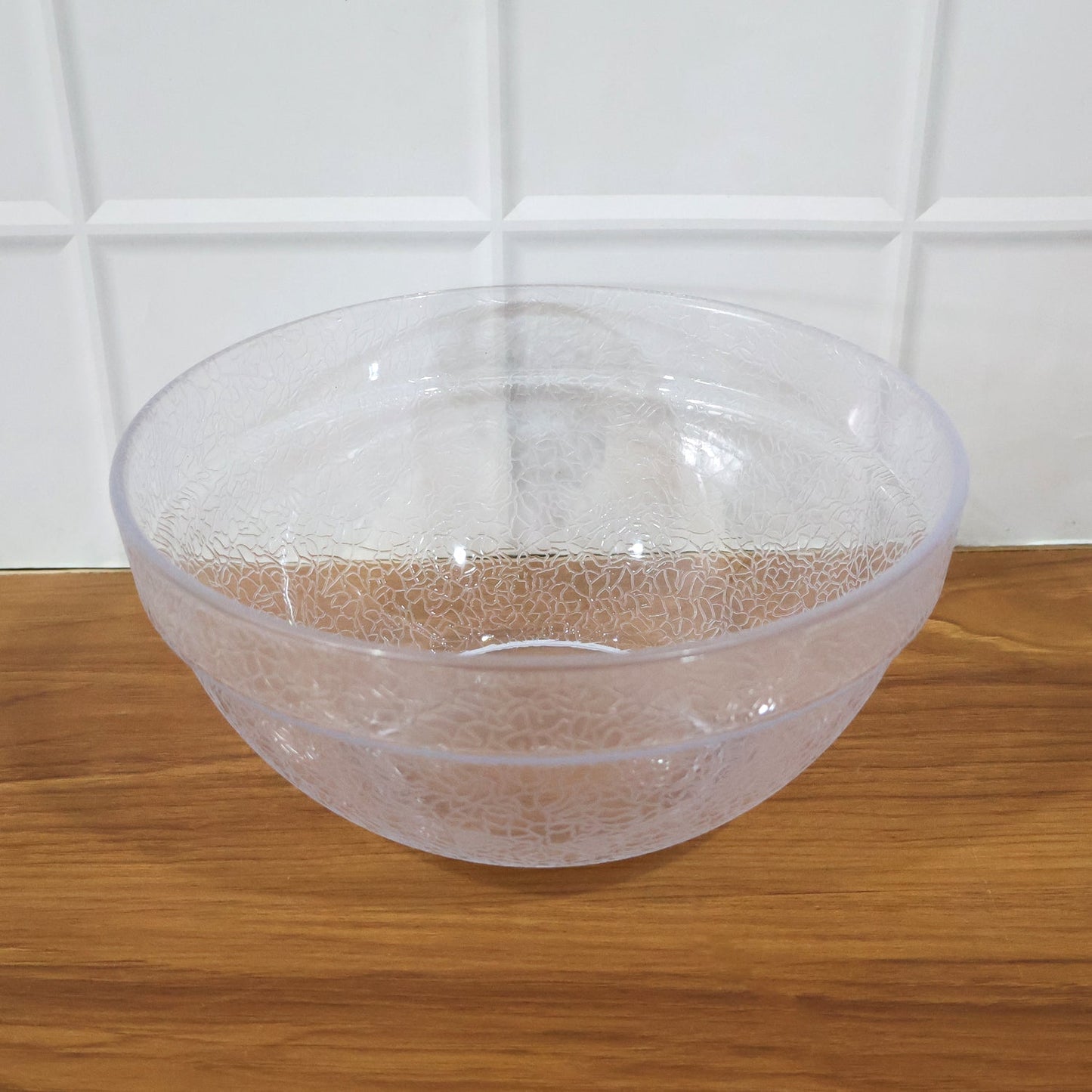 Transparent Idli Mixing & Serving Bowl | Textured Plastic Kitchen Bowl (1 Pc) signaturekarts