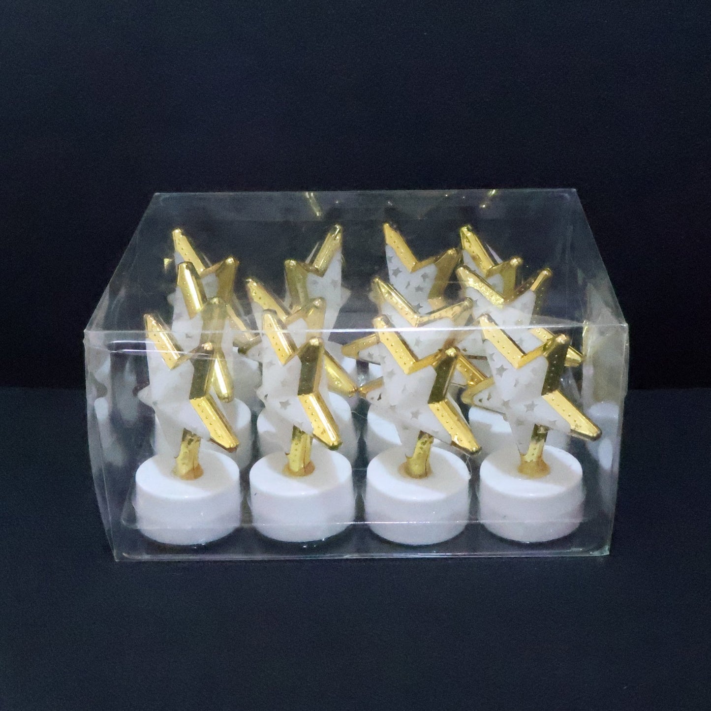 Decorative Star Shaped Flameless LED Candles (12 Pc) signaturekarts