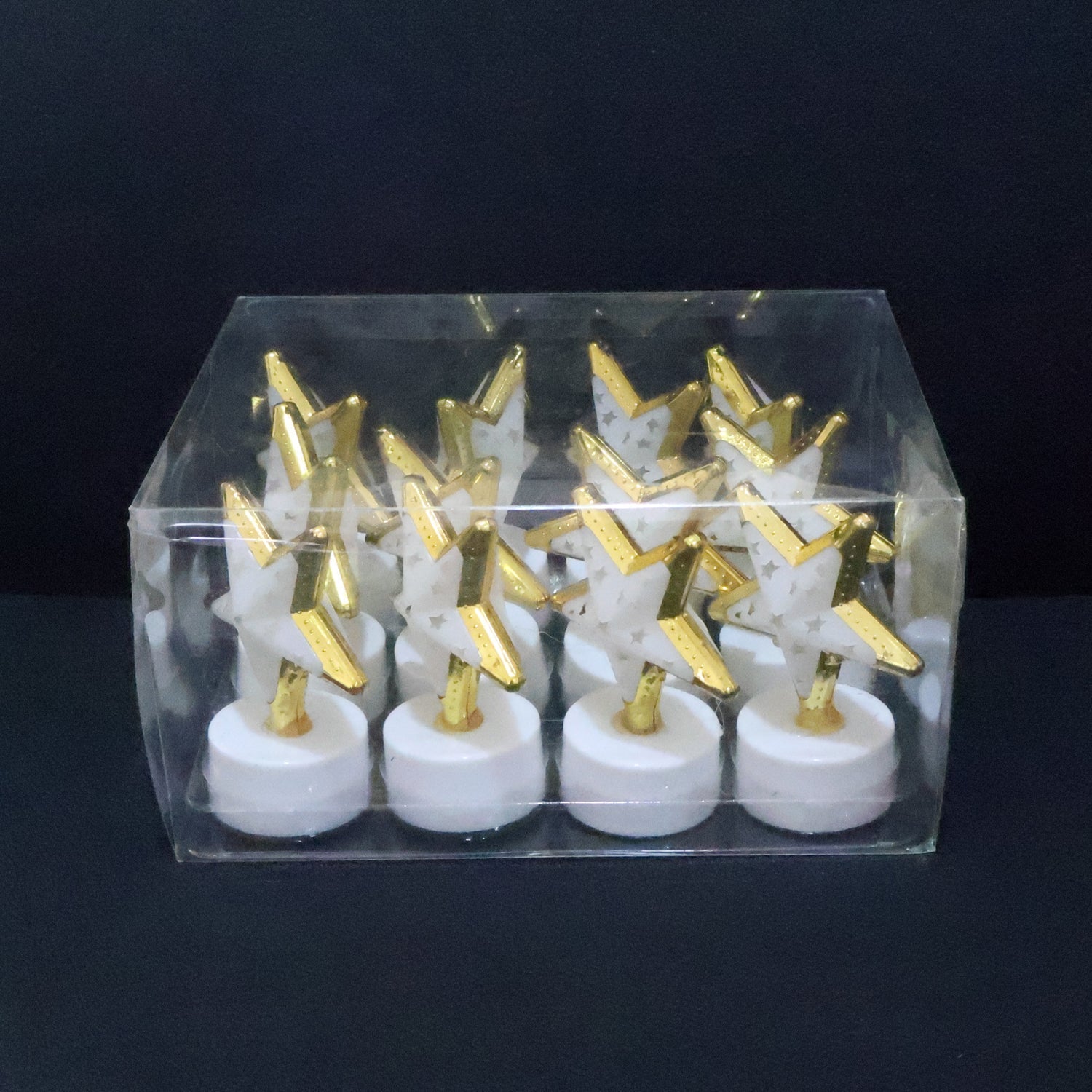 Decorative Star Shaped Flameless LED Candles (12 Pc) signaturekarts