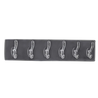 Adhesive Golden &  Transparent Heavy Duty Wall Hook Signaturekarts