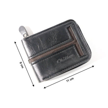 Compact Zip-Around Card Holder Wallet for Men & Women (1 Pc) The Morsignaturekarts