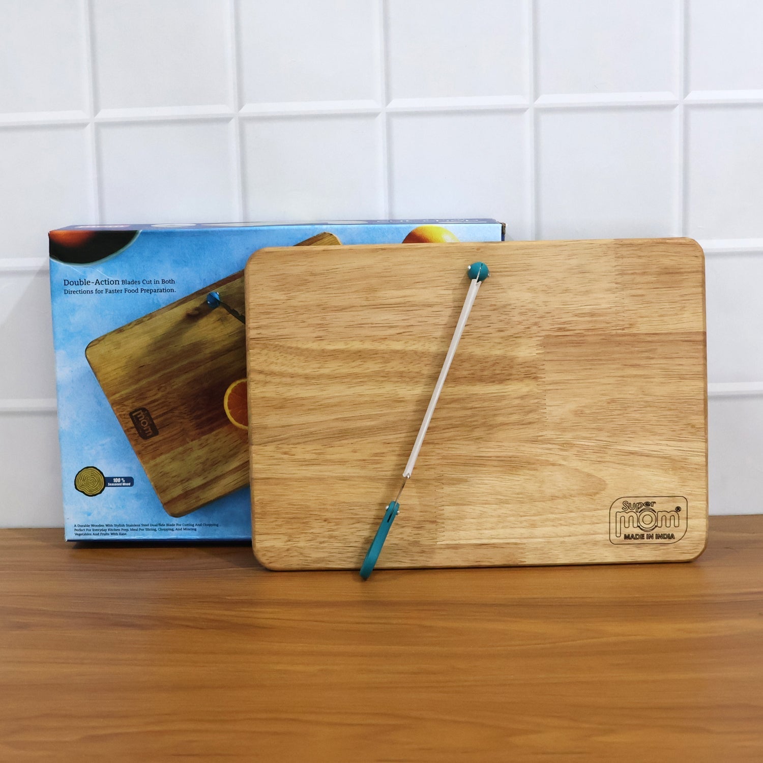 Supermom Wooden Craft Cutting and Chopping Board (1 Pc) The Morsignaturekarts