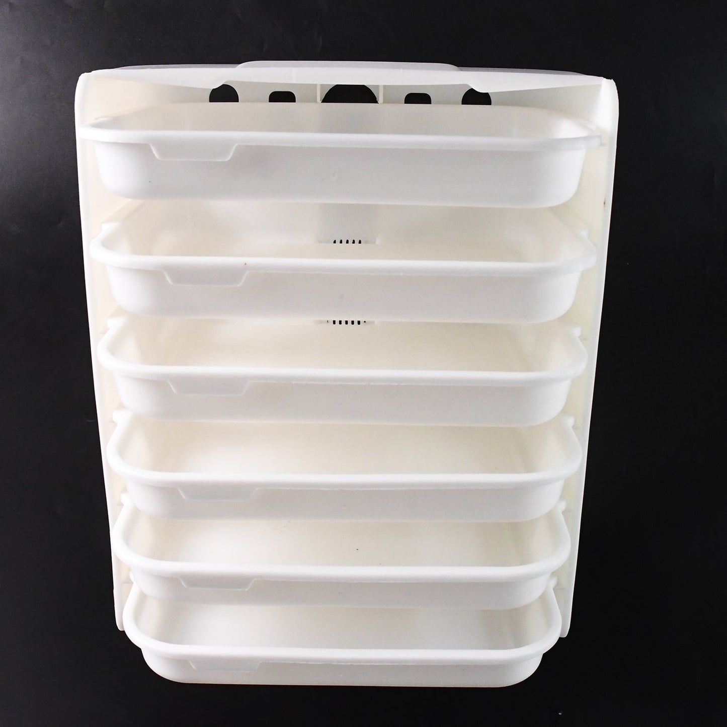 Plastic 6 Layer Wall-Mounted Food Organizer Rack (1 Set) Signature kart