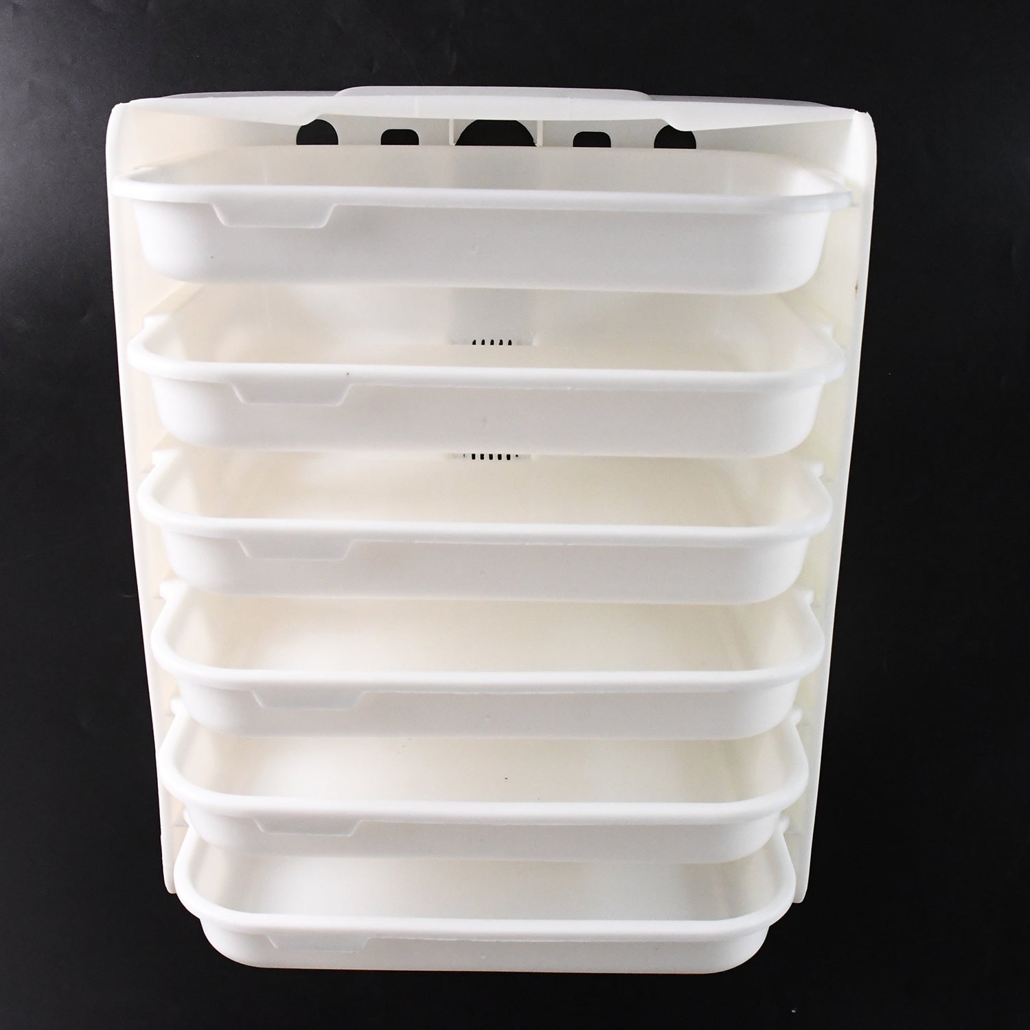 Plastic 6 Layer Wall-Mounted Food Organizer Rack (1 Set) Signature kart