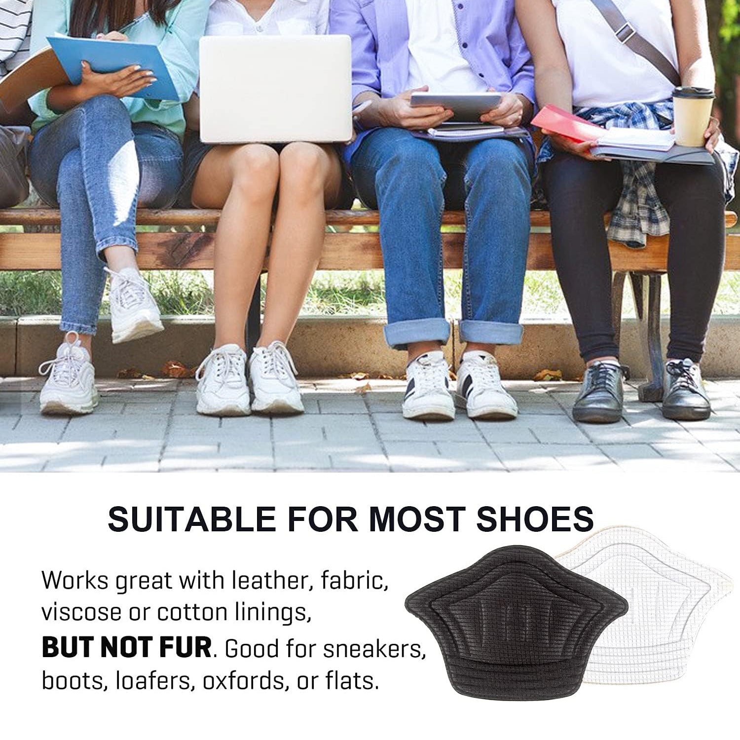 Heel Cushion Pads, Widely Applicable Protective Shoe Insoles (1 Pair) Signaturekarts