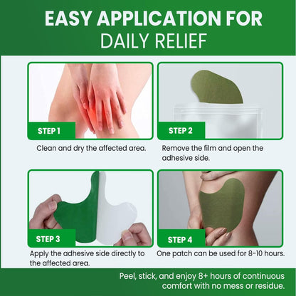 Knee Relief Patch Set – Herbal-Infused Adhesive Patches (10 Pc Set) The Morsignaturekarts