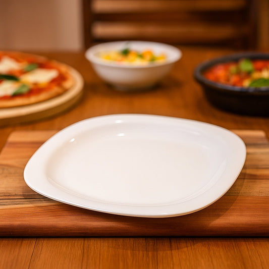 Premium Square Dinner Plate (28 cm / 1 Pc) signaturekarts