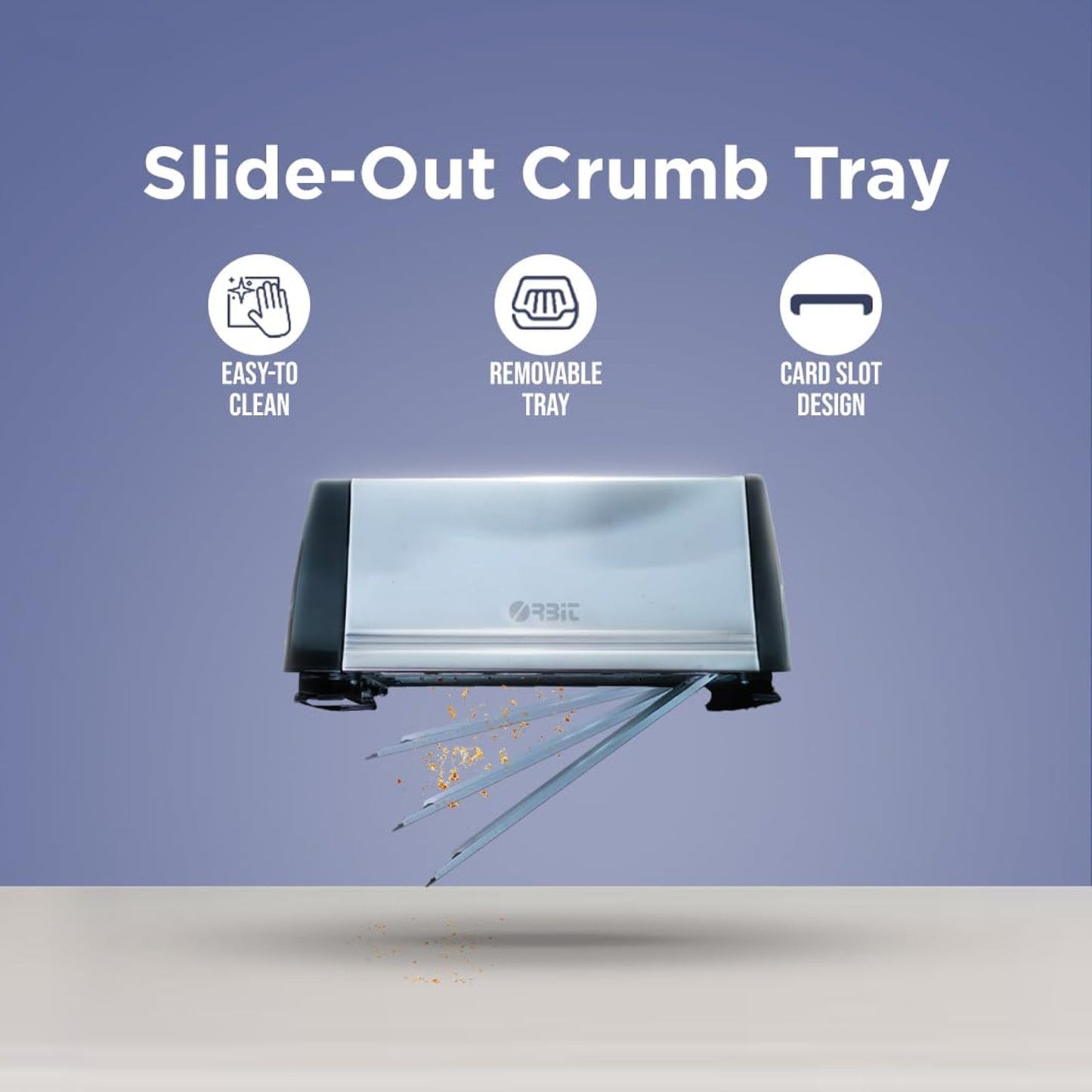 Orbit Adjustable Pop-Up Toaster - 1200w signaturekarts