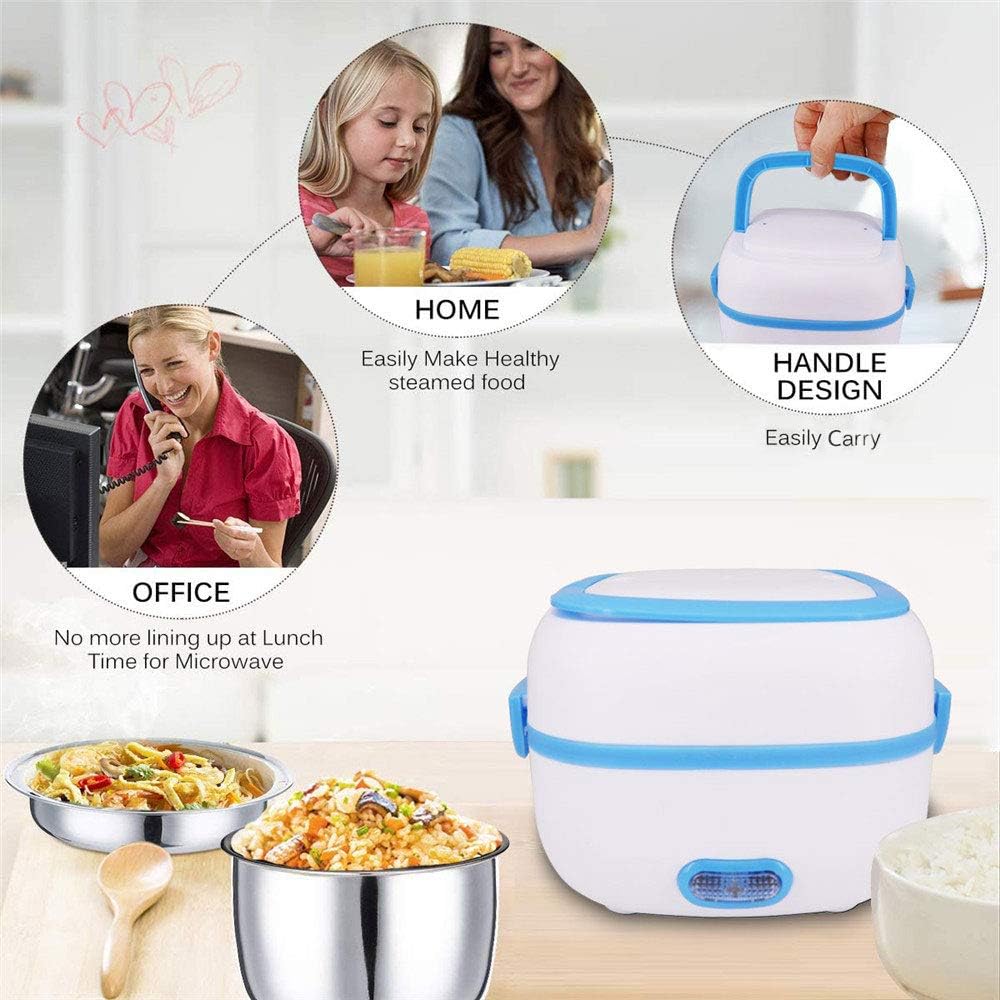 Electric Lunch Box Portable Food Warmer Food Heating Lunch Box  for Car, Truck, office signaturekarts