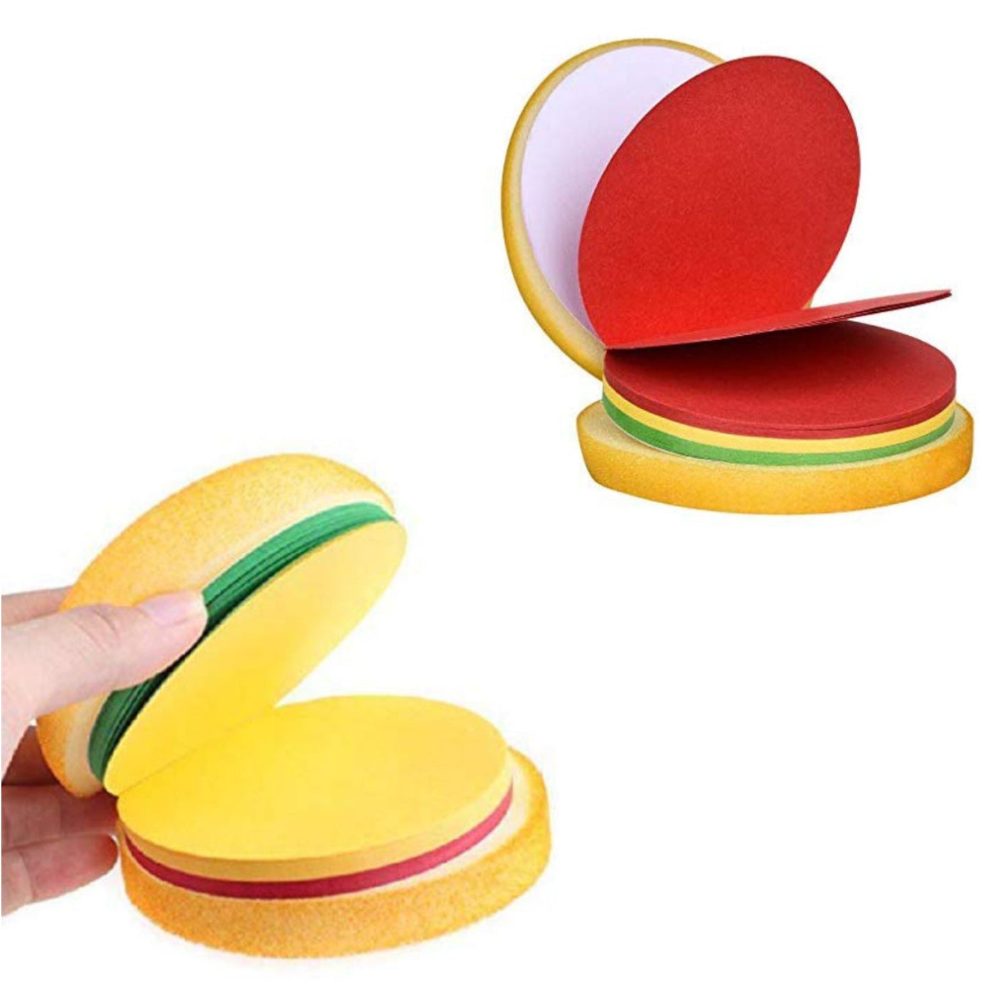 Burger Shaped Note / Sticky Notes / Memo Notes, Unique Mini Notes (Multicolor) Signaturekarts