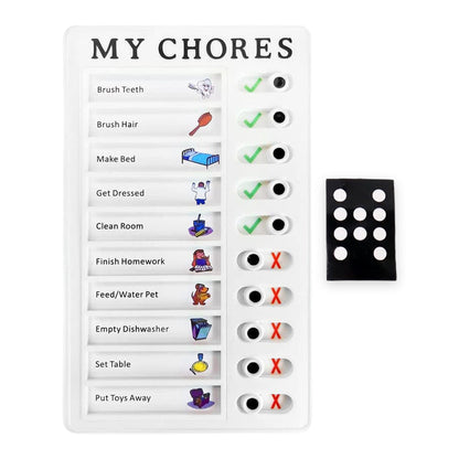 Portable Chores Note Board – Home Management Planning Memo Board (20×12 cm) Your Brand